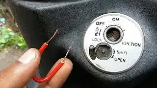 how to start your motorcycle or scooter without keys in 2 mins