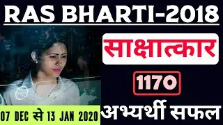 RAS-2018: Interview Date Announced!!