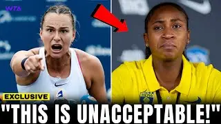 Sabalenka EXPLODES After Controversial Call FAVORS Coco Gauff!