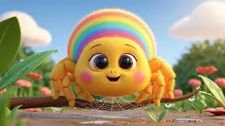 Try Again, Little Spider! A Bright New Web After the Rain 🕷️🌤️ | Nursery Rhymes for Kids