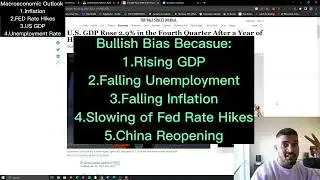 2023 MacroEconomic Outlook for #stockmarket and #crypto & Technical Analysis of Markets