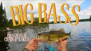 Catching BIG BASS in crystal clear water! - Chain O' Lakes, WI