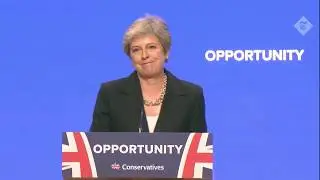 Theresa May Conservative Party Conference 2018 Speech In 1 minute