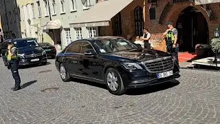President Turkey🇹🇷Recep Tayyip Erdoğan motorcade in Vilnius Lithuania 12.07.2023