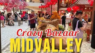 CNY Bazaar Vibes At Mid Valley Megamall 🇲🇾 | Acrobatic Music Event 😱🔥😳