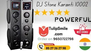 DJ STONE Karanti 10002 Bluetooth Party tower speaker  #bass #towerspeaker #explore #viral