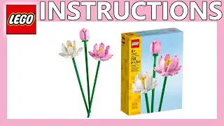 LEGO instructions | Lotus Flowers | 40647 | LEGO 2023