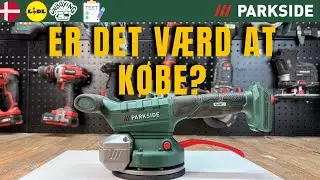 FLISEVIBRATOR MED 20V BATTERI Parkside PAFR 20-Li A1 DANSK DANISH DANMARK LIDL