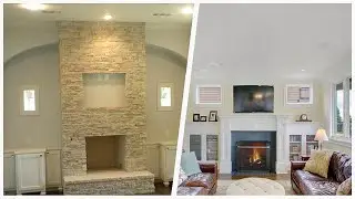 75 Craftsman Living Room With A Wall-mounted Tv Design Ideas You'll Love 🔴
