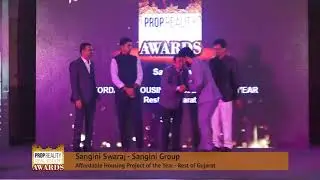 Winner of Prop Reality Real Estate Awards 2017-SANGINI SWARAJ,SANGINI GROUP,SURAT.