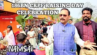 Celebrating the 19th Raising Day of 186 BN CRPF: A Day Having Dances | Food Stalls | Dog's Show#crpf
