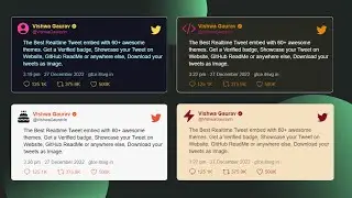 GTCE : GitHub Twitter Card Embed Teaser