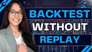 How I Backtest In Trading View Free Plan? (Hindi) | Backtest without replay | Smart Money Teaching