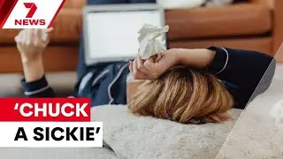 Cheeky campaign urging Aussies to 'chuck a sickie' | 7NEWS