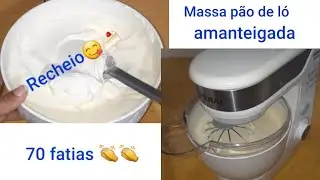 Aula Completa(Fazendo um Bolo Redondo de 70 Fatias) Mais Decoração 😍🥰