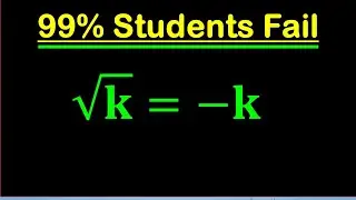 Solving a 'Harvard' University entrance exam | find k?