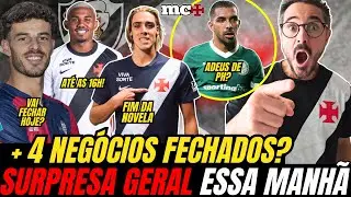 SURPRESA GERAL ESSA MANHǍ E MAIS 4 NEGÓCIOS FECHADOS NO VASCO? SPINELLI, CUIABANO, ZÉ PEDRO E MAIS