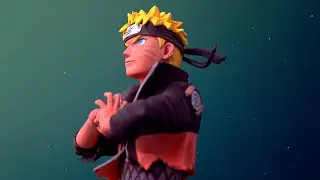 Cómo Hacer a NARUTO Uzumaki con Porcelana Fría