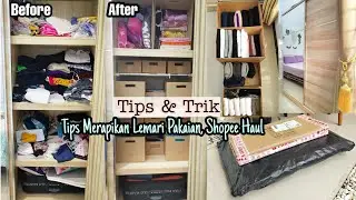 Cara Menata Lemari Pakaian || Konmari Method | Closet Organize | Organize My Wardrobe | Indonesia