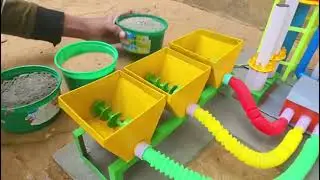 DIY Mini concrete batching plant I Cement concrete mixer machine I Science project