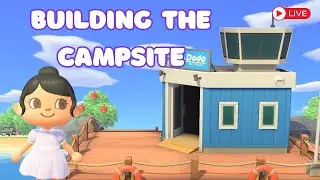 ACNH || Building the Campsite on my Forever Island #vanilla