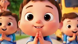 Good Morning School Time 🌞 | Kids Morning Routine Song | School Rhyme for Children