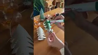 Kağıt rulolardan yılbaşı ağa&ccedil;ları yapalım🎄 #diy #kendinyap #yılbaşı #xmas #upcycle #ilerid&ouml;n&uuml;ş&uuml;m