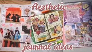 AESTHETIC JOURNAL IDEAS | PART #50 (KPOP THEME) #howtobulletjournal #scrapbooking #kpopjournals