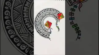 Easy mandala art 🎨🖌️#trending #shorts #ytshorts #viral #artist #mandala