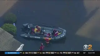Residents rescued from flood waters in New Milford, N.J.