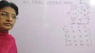 Dynamic Programming All Pairs Algorithm