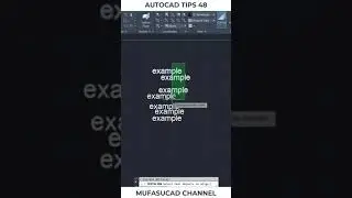 AutoCAD Tips 48 Align Text #Shorts