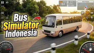 Driving mini bus in the hill of  sindhuli Nepal | Bus Simulator Indonesia 