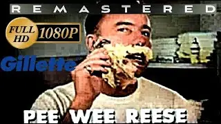 Gillette Super-Speed 1956 TV ad ft. Pee Wee Reese, Roy Campanella, & Don Zimmer REMASTERED HD 1080p