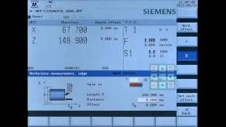 SINUMERIK 808D Tutorial Turning Part 8 - Workpiece setup controller