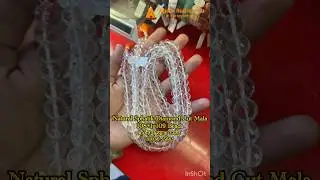 Natural Sphatik Diamond Cut Mala for remove anger #concentration #focus #crystals #calm 81036-55883