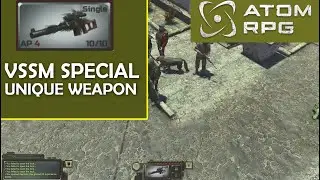 ATOM RPG - как украсть спецоружие ВССМ у торговца оружием в Краснознаменном