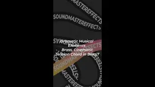 Dramatic Musical Elements - Brass, Cinematic Tension Chord in BMaj7 Sound Effect