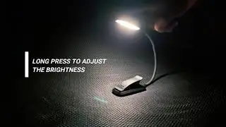 INFITRONIC IN9LEDNLPRO2B Wiederaufladbare Notenpultleuchte Leselampe Buchlampe Dimmbar 3 Farbmodi