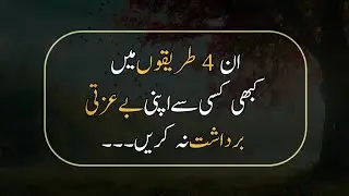 Never Let Anyone Disrespect You, Stand Firm in These 4 Ways 🧠😐 | Parwaaz Quotes