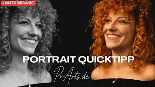 1 Blitz. 1 Softbox. Perfektes Portraitlicht im Studio (QuickTipp)