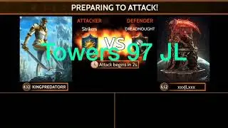WAR DRAGONS OBSIDIAN TIER VS MAX BASE JL