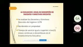 EVALUACION DEL DESEMPEÑO