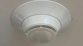 Changing addressable fire alarm smoke detector sensitivity Notifier NFS 320C