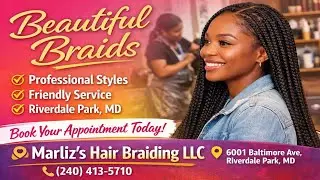 ✨ Professional Hair Braiding in Riverdale Park, MD ✨
