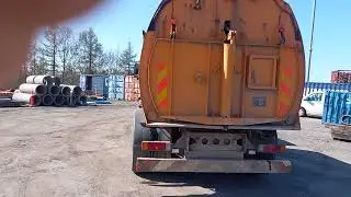 Volvo FL6  M .Johnston Beam VL700S Fejebil / Road Sweeper( For sale on www.retrade.eu)