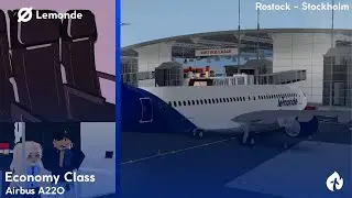 ROBLOX | LeMonde Airlines Flight Review | Economy Class