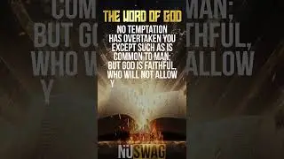 1 Corinthians 10:13 (NKJV) 👀 NuSWAG #ScriptureVisual
