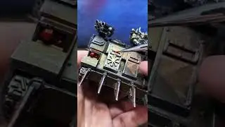 Quick paint a Black Legion Rhino #warhammer40k  #warhammercommunity  #warhammer #warhammer40000 #3d