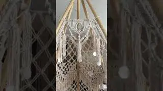 The making of a Macrame Teepee